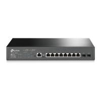 TP-LINK 8 Port JetStream T2500G-10MPS 10/100/1000 Web Yönetilebilir 2x SFP L2 PoE Gigabit Switch (116W)