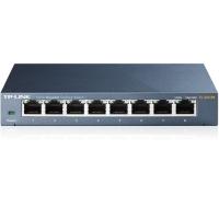 TP-LINK 8port TL-SG108 GIGABIT Yönetilemez Switch Masaüstü Çelik Kasa