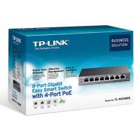 TP-LINK 8port 65w 4port PoE TL-SG108PE GIGABIT Yönetilemez Switch