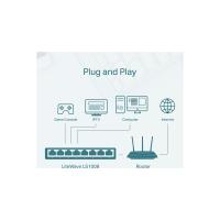 TP-LINK 8port LS1008 10/100 Yönetilemez Switch Masaüstü