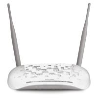 TP-LINK ADSL 4port 300mbps TD-W8961N Wlan (Kablosuz) 2.4ghz Modem 2x 5dbi sabit anten Outlet (Kutu Açık)