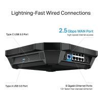 TP-LINK ARCHER AX6000 6000mbps AX6000 Dual Band EV Ofis Tipi Gaming Router