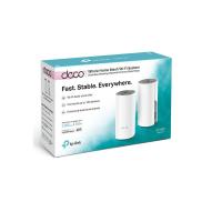 TP-LINK DECO E4-2P 1200mbps AC1200 Dual Band EV Ofis Tipi Mesh Router 2-li paket