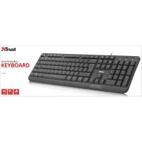 TRUST Ziva USB Q Trk Siyah Multimedya Klavye 22176