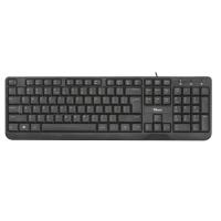 TRUST Ziva USB Q Trk Siyah Multimedya Klavye 22176