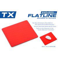 TX Flat Line (240x200mm) Yarı Sert Üst Yüzeyli Slim MOUSE PAD KIRMIZI TXACMPAD03RD