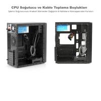 TX 450W K7 TXCHK7P450 STANDART MID-TOWER KASA SİYAH