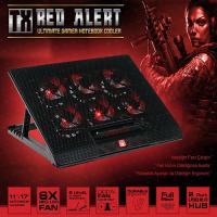 TX TXACNBRED Red Alert 11 - 17 Gaming Notebook Soğutucu / Stand Siyah 6 Kad. Yükseklik + 6* Led Fan