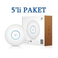 UBIQUITI (UBNT) 1300mbps UniFi UAP-AC-PRO-5 2.4ghz/5ghz 2port Gigabit Access Point Tavan Tipi 200kullanıcı 183metre