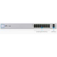 UBIQUITI (UBNT) 16port Full PoE Unifi US-16-150W Gigabit 2x SFP Yönetilemez Switch 150w RackMount