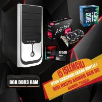 ULTRA OYUN BİLGİSAYARI Intel i5 - 8GB DDR3 RAM - MSI RX570 8GB Ekran Kartı - 120GB SSD