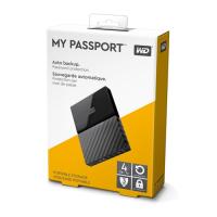 WD 2.5 4TB My Passport WDBYFT0040BBK Siyah