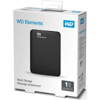 WD Elements 1TB 2,5" USB3,0 (WDBUZG0010BBK), Harici HDD, Siyah