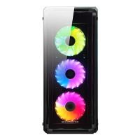XIGMATEK mid Tower 650W 80+ Gaming Astro EN41466 ATX PC Kasası Temperli Cam Siyah 4x 12cm RGB Fan