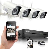 ZMODO IP KAMERA SETİ (NVR+ 4 IP kamera+ 1TB HDD) 720P, POE (All in One ) Set
