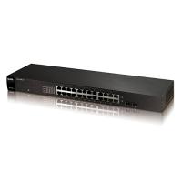 ZYXEL 24 Port GS1100-24E 10/100/1000 Mbps Gigabit Rack Mountable Switch