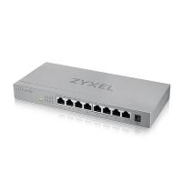 ZYXEL MG-108 8 PORT 10/100/1000 MBPS YONETILEMEZ 2.5GbE UNMAN SWITCH