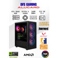 DFS Gaming ALUCARD RYZEN 5 5600X-B550M-RTX 5060 8GB-16GB RAM-512GB M.2 SSD-OYUNCU BİLGİSAYARI