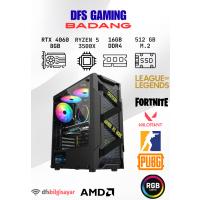 DFS Gaming BADANG RYZEN 5 3500X-A520M-RTX 4060 8GB-16GB RAM-512GB M.2 SSD-OYUNCU BİLGİSAYARI