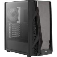 AEROCOOL POWERSIZ NightHawk Duo ARGB  2 x 20cm  1 x 12cm Fan Siyah ATX Kasa