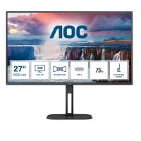 AOC 27" IPS 27V5C/BK 1MS 75HZ HDMI-DP USB-C PIVOT İŞ MONİTÖRÜ