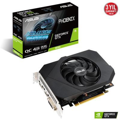 ASUS GTX1650 4GB PH-GTX1650-O4GD6 GDDR6 128bit HDMI DVI DP PCIe 16X v3.0