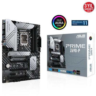 ASUS PRIME Z690-P DDR5 M2 PCIe NVME HDMI DP PCIe 16X v5.0 1700p ATX