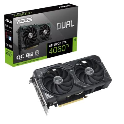 ASUS RTX4060TI 8GB DUAL RTX4060TI-O8G GDDR6 128bit HDMI DP PCIe 16X v4.0