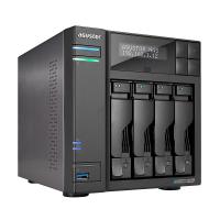 ASUSTOR AS6604T CELERON QC 4 GB RAM 4-Diske'e Kadar Destekli NAS SERVER (Disksiz)
