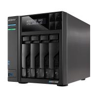 ASUSTOR AS6604T CELERON QC 4 GB RAM 4-Diske'e Kadar Destekli NAS SERVER (Disksiz)