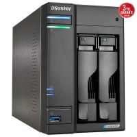 ASUSTOR AS6702T CELERON N5105 QC-4GB RAM-2-diskli Nas Sunucu (Disksiz)