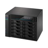 ASUSTOR AS6510T ATOM QC- 8 GB RAM- 10-diskli Nas Server (Disksiz) 10GbE Ethernet