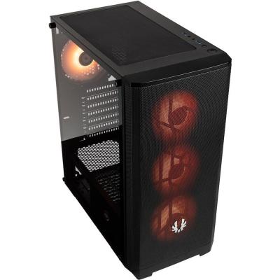 BITFENIX 600W ( 80 PLUS) NSE-300-KKGSK-RP4A NOVA MESH SE TG + 4ARGB Siyah PC KASA