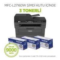 Brother MFC-L2716DW-3T Çok işlevli Wi-Fi (3xToner)