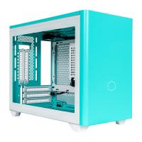 COOLERMASTER NR200P Standart mini ITX PC Kasası Cam Göbeği Mavisi