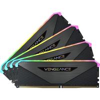 CORSAIR CMN32GX4M4Z3200C16 32GB (4x8GB) DDR4 3200 MHz C16 VENGEANCE RGB RT BLACK DIMM BELLEK