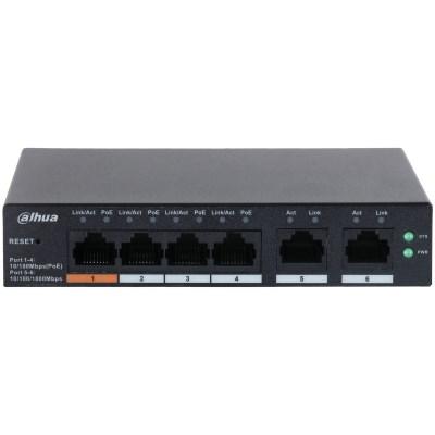 Dahua CS4006-4ET-60 4 Port Yönetilebilir PoE