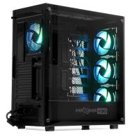 DARK 1000W 80+ GOLD MAXIMA V30 DKCHMAXV30 4X-ARGB FANLI GAMING MID-TOWER PC KASASI