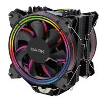DARK 120mm Dual Fan FREEZER X128 DKCCX128 RGB Hava Soğutmalı AM5-1200p İşlemci Fanı