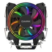 DARK 120mm Dual Fan FREEZER X128 DKCCX128 RGB Hava Soğutmalı AM5-1200p İşlemci Fanı