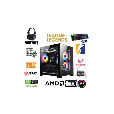 DFS Gaming DS2026B RYZEN 7 5700X-B550M-RTX 4060 8GB-32GB RAM-1TB M.2 SSD-WI FI-OYUNCU BİLGİSAYARI