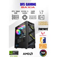 DFS Gaming BAXIA RYZEN 5 5600X-A520M-RTX 5060 8GB-16GB RAM-1TB NVME M.2 SSD-OYUNCU BİLGİSAYARI