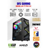 DFS Gaming BEATRIX RYZEN 7 5700X-A520M-RTX 4060 8GB-16GB RAM-512GB M.2 SSD-OYUNCU BİLGİSAYARI