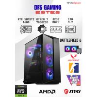DFS GAMING ESTES RYZEN 7 7800X3D-B650M-RTX 5070 TI 16GB-32GB DDR5 RAM-1TB M.2 SSD-OYUNCU BİLGİSAYARI