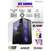 DFS GAMING EUDORA RYZEN 5 9600X-B650M-RTX 4060-32GB DDR5 RAM-1TB M.2 SSD-OYUNCU BİLGİSAYARI
