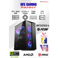 DFS GAMING FANNY RYZEN 5 9600X-B650M-RTX 5060-32GB DDR5 RAM-1TB M.2 SSD-OYUNCU BİLGİSAYARI