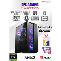 DFS GAMING FLORYN RYZEN 5 9600X-B650M-RTX 5060 TI 16GB-32GB DDR5 RAM-1TB M.2 SSD-OYUNCU BİLGİSAYARI