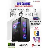 DFS GAMING GRANGER RYZEN 7 9700X-B650M-RTX 5070 12GB-32GB DDR5 RAM-1TB M.2 SSD-OYUNCU BİLGİSAYARI