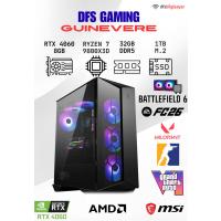 DFS GAMING GUINEVERE RYZEN 7 9800X3D-B650M-RTX 4060-32GB DDR5 RAM-1TB M.2 SSD-OYUNCU BİLGİSAYARI