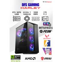 DFS GAMING HARLEY RYZEN 7 9800X3D-B650M-RTX 5070 12GB-32GB DDR5 RAM-1TB M.2 SSD-OYUNCU BİLGİSAYARI